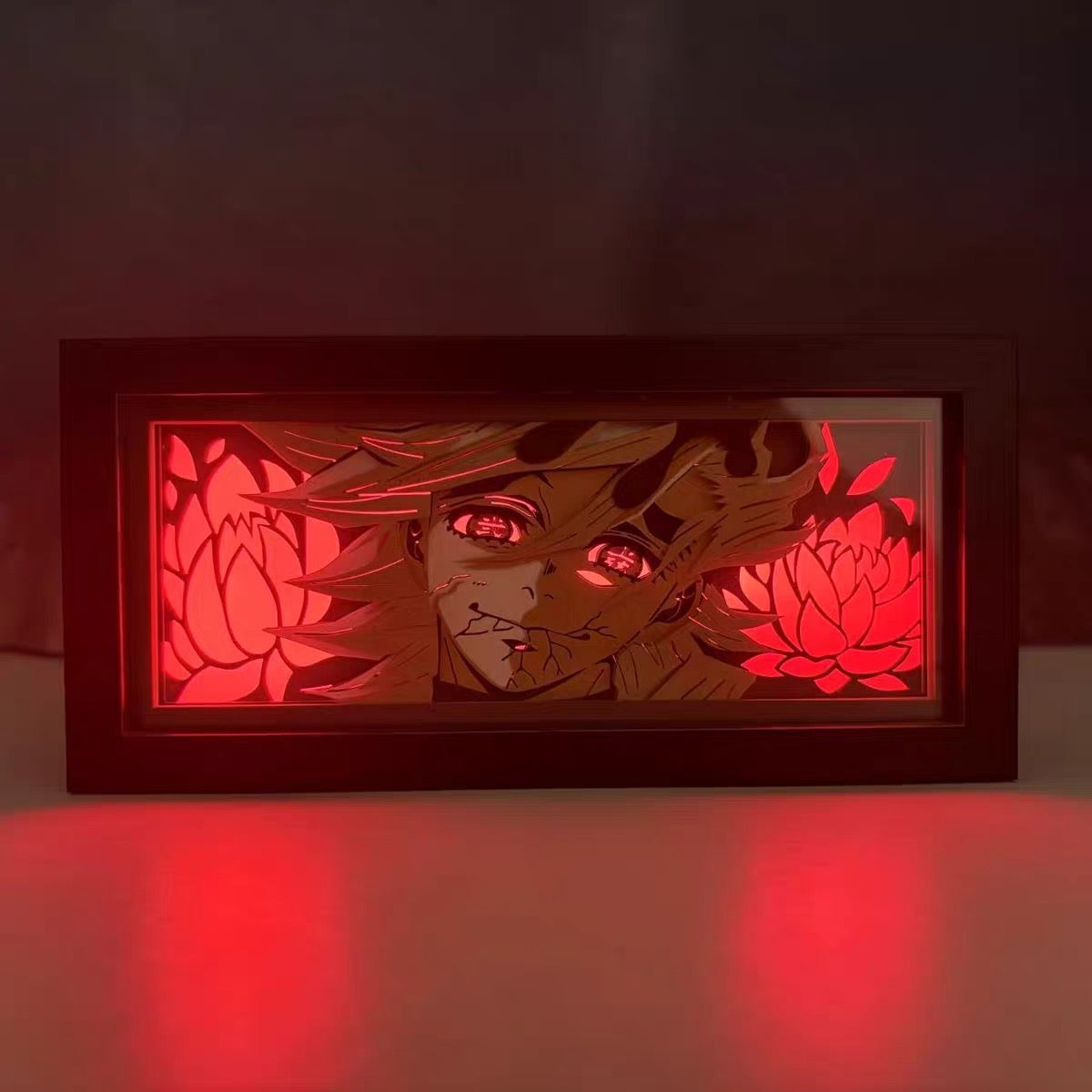 Demon Slayer 3D Paper Art LED Light – Anime Desk & Room Decor | New Edition