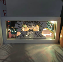One Piece 3D Paper-Cut LED Desktop Lamp – 16-Color Anime Night Light