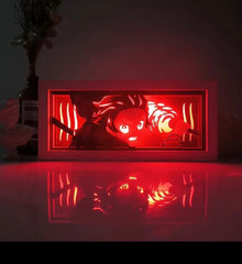 Demon Slayer 3D Paper Art LED Light – Anime Desk & Room Decor | New Edition